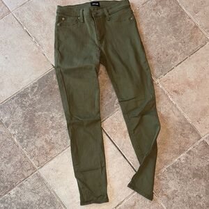 Hudson Jeans Women's Skinny Jeans in Olive Green